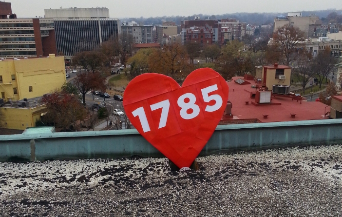 A view from the roof of NTHP's fomer home in Dupont Circle. Taken December 2013 | Credit: Priya Chhaya